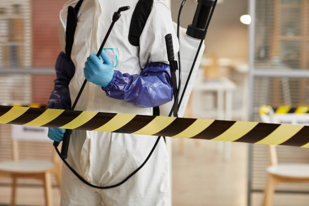 Professional Biohazard Cleanup technician working in Calhoun, GA